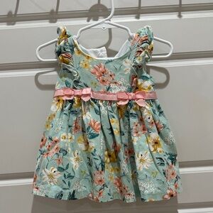 Floral Ruffle Kids Dress